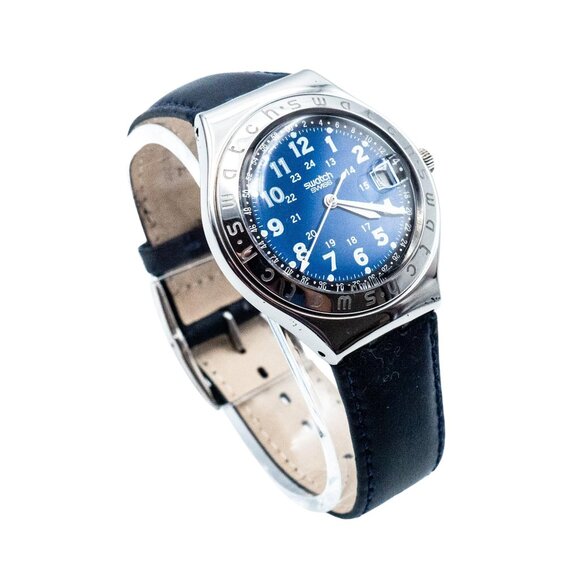 Swatch 1994 Irony Big Happy Joe Blue Watch YGS400 - Picture 2 of 5